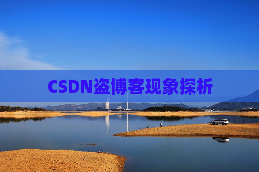 CSDN盗博客现象探析